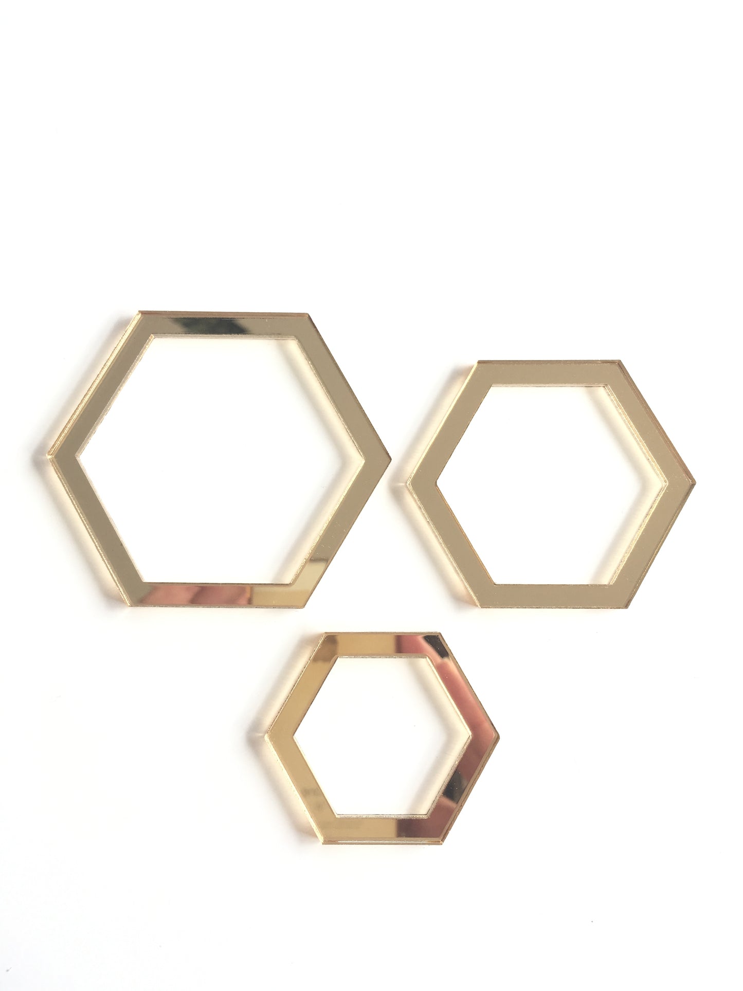 Mirror & Navy Shapes