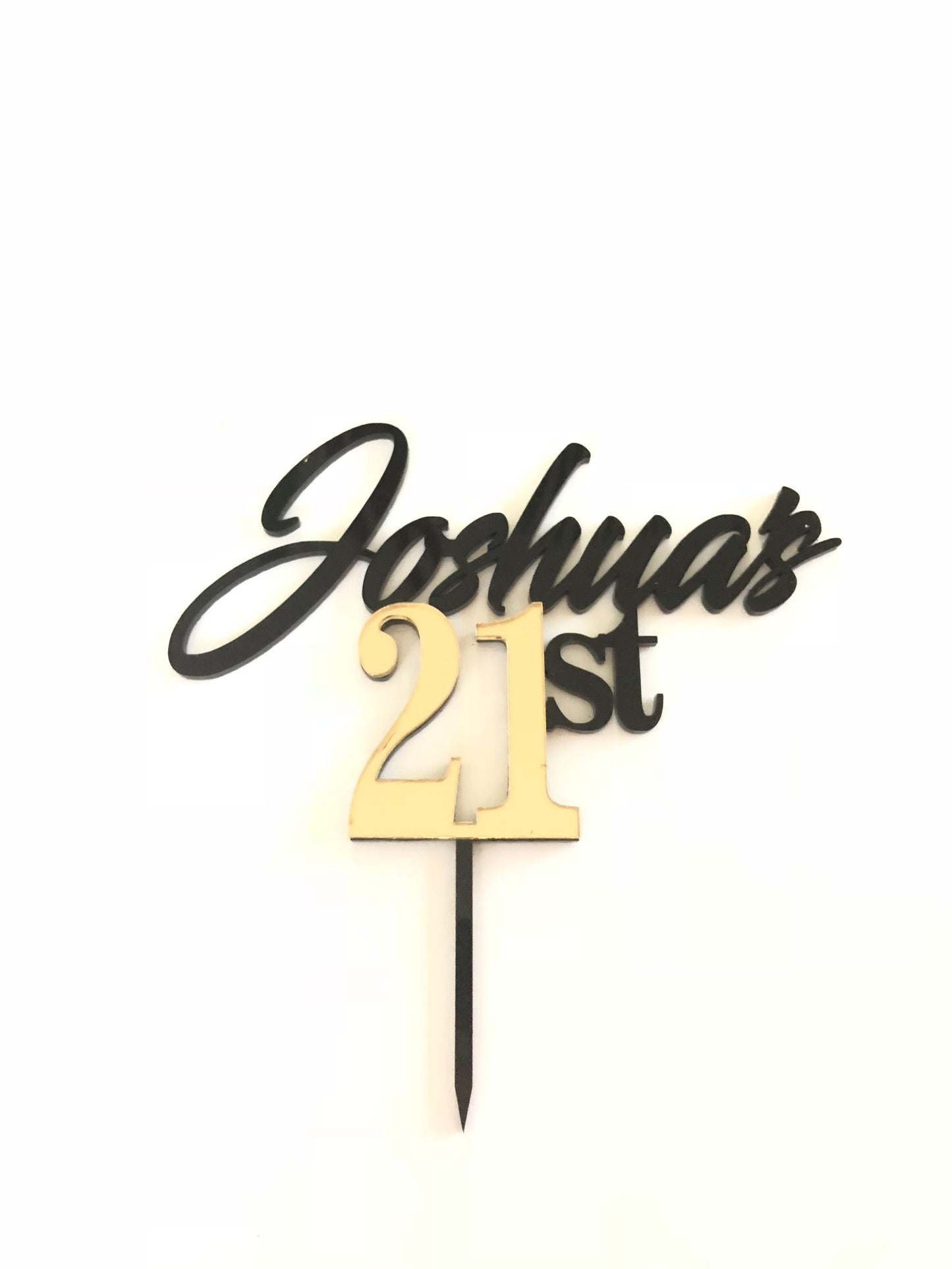 3D Number Cake Topper