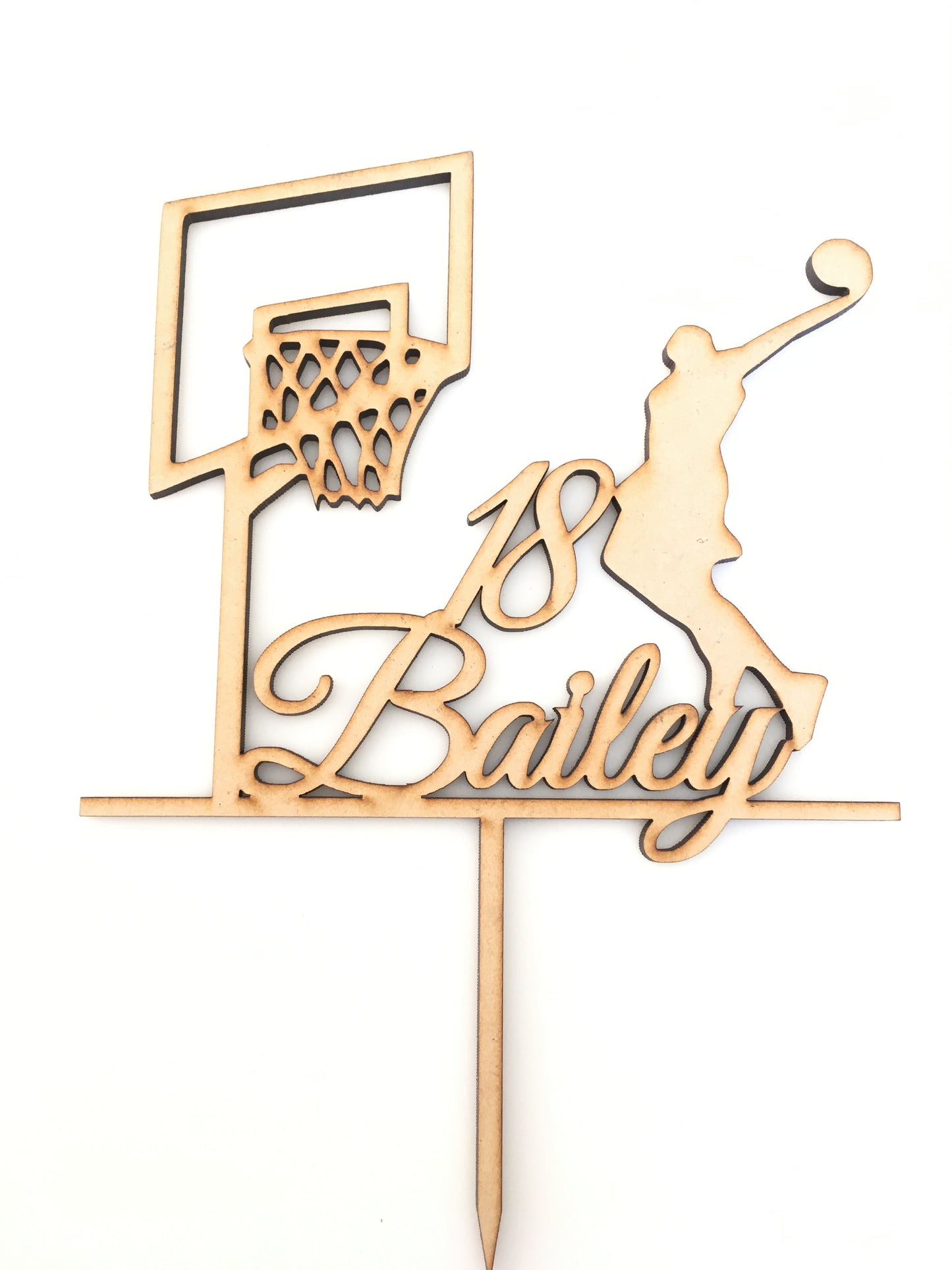 Basket Ball Cake Topper