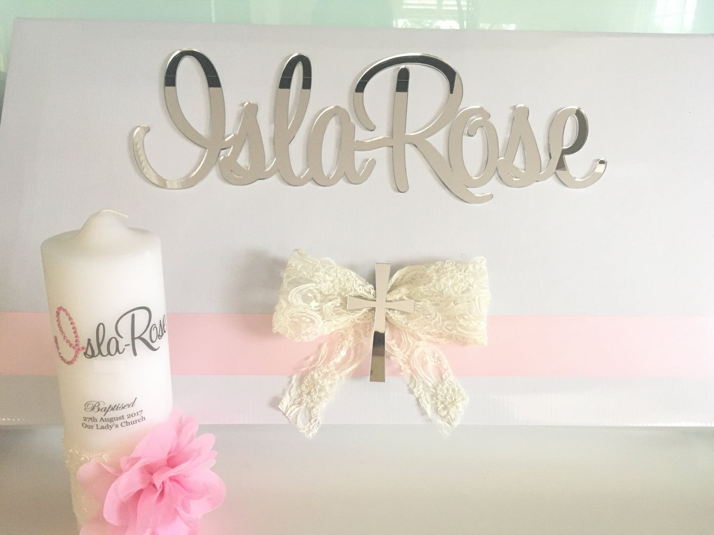 Personalised Isla Christening Box Set