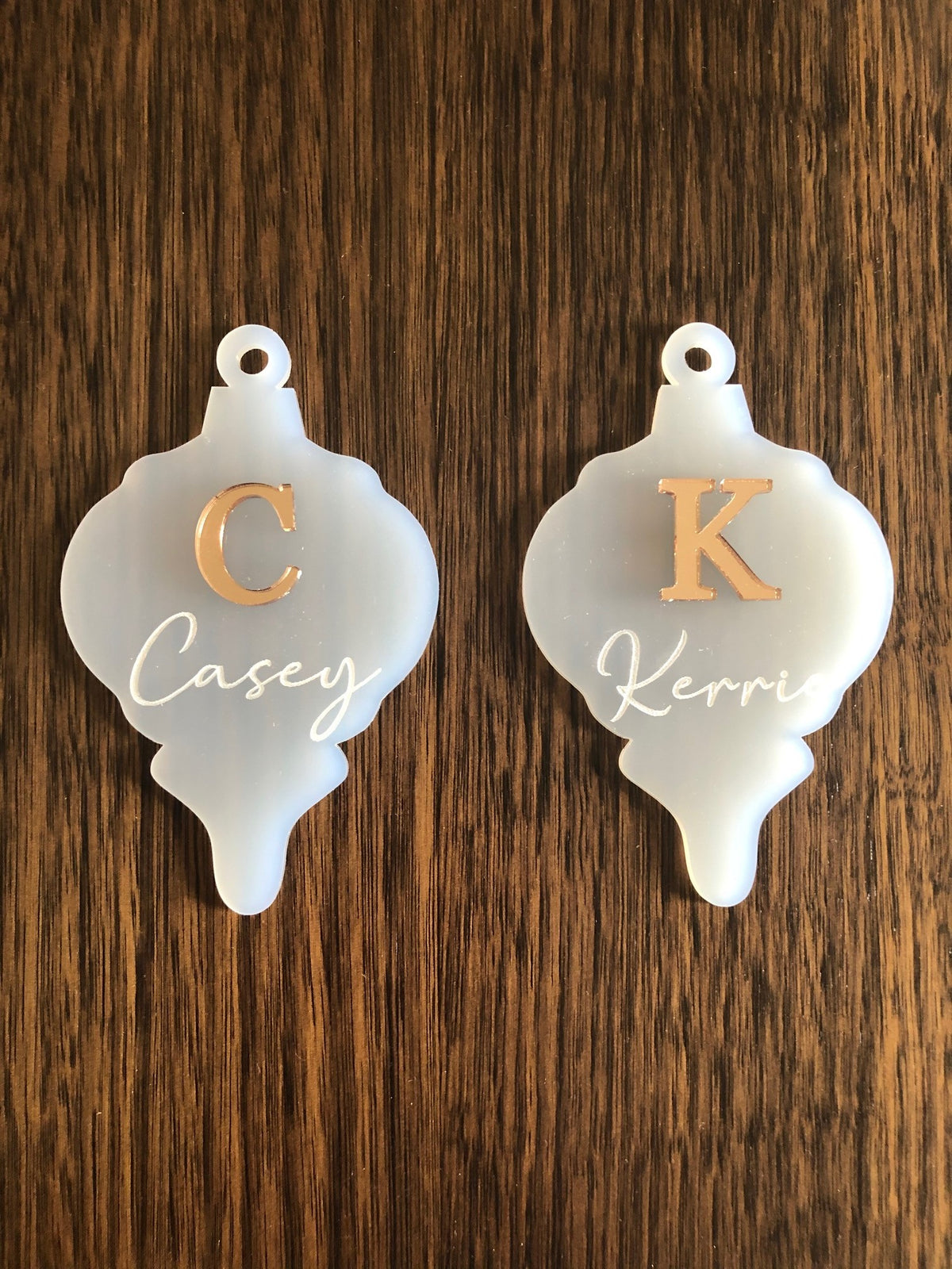 Baubles with Initial