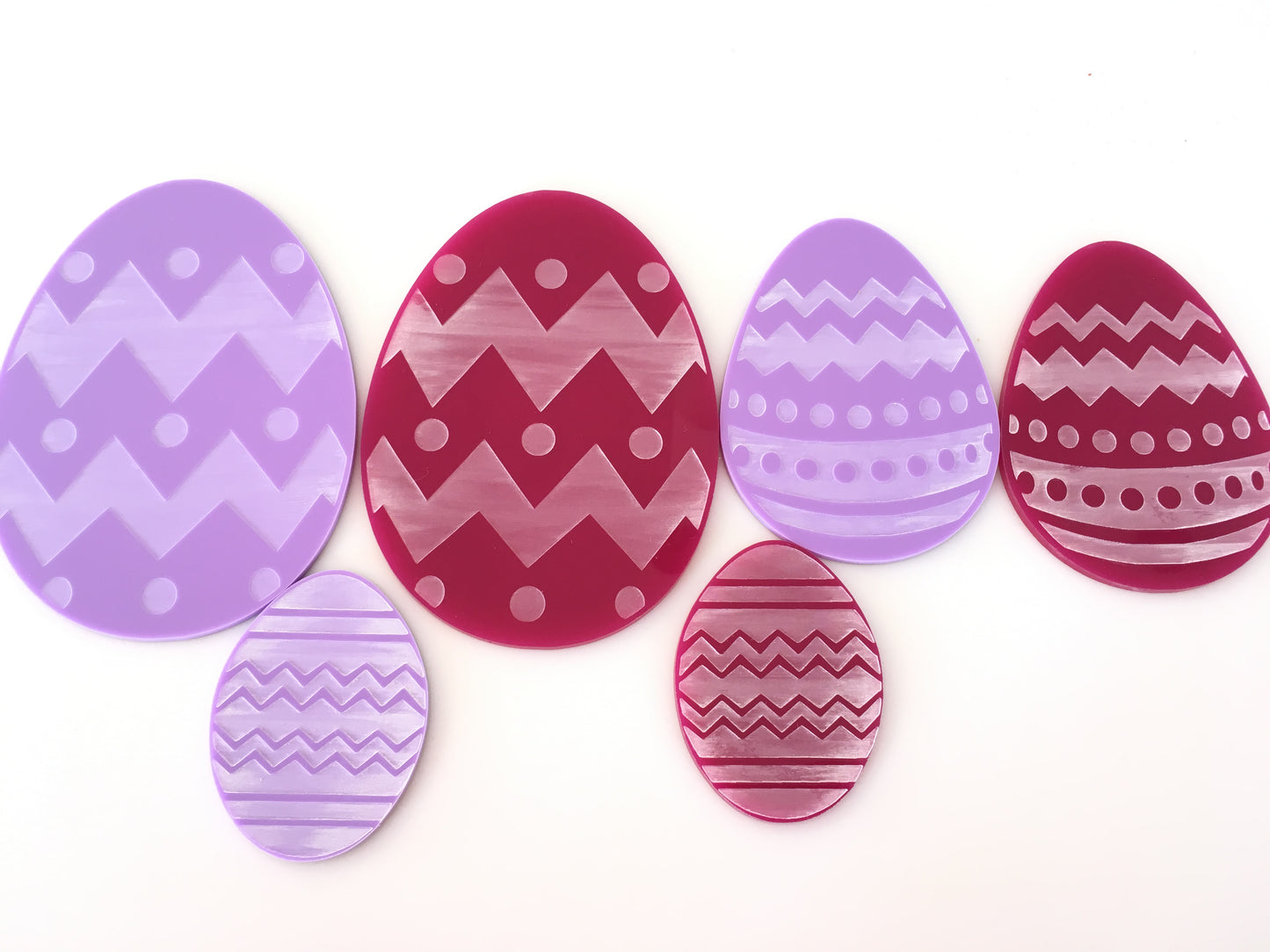 Acrylic & Bamboo Engraved Shapes