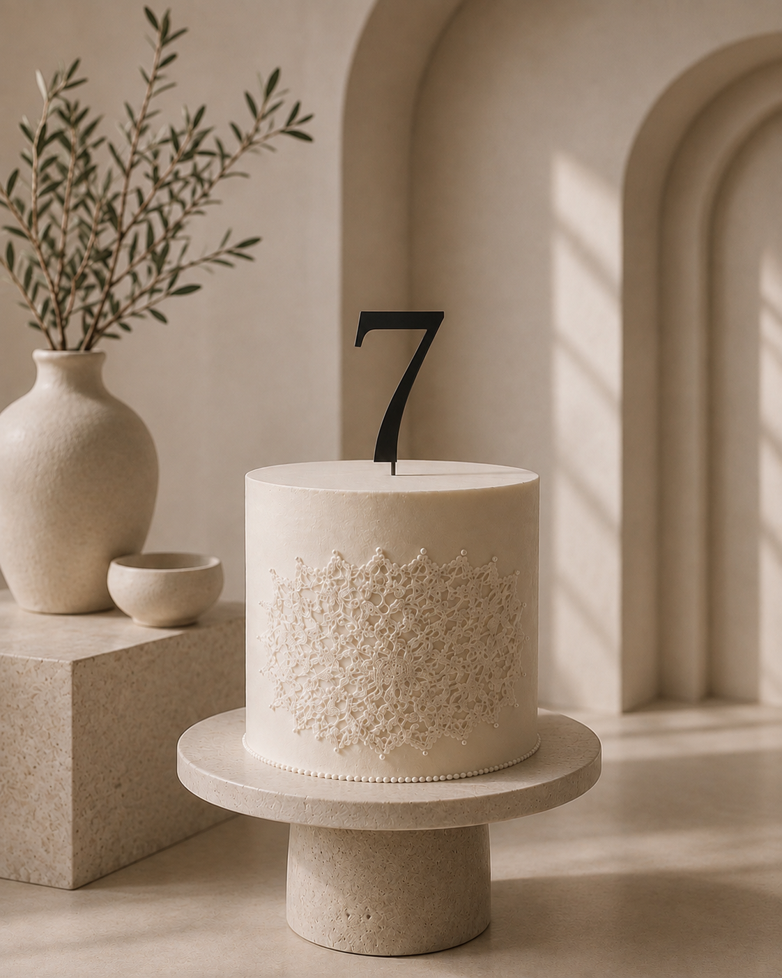 Individual Letter or Number Cake Topper