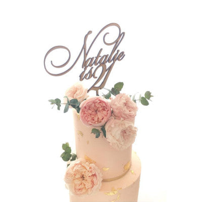 Worded toppers