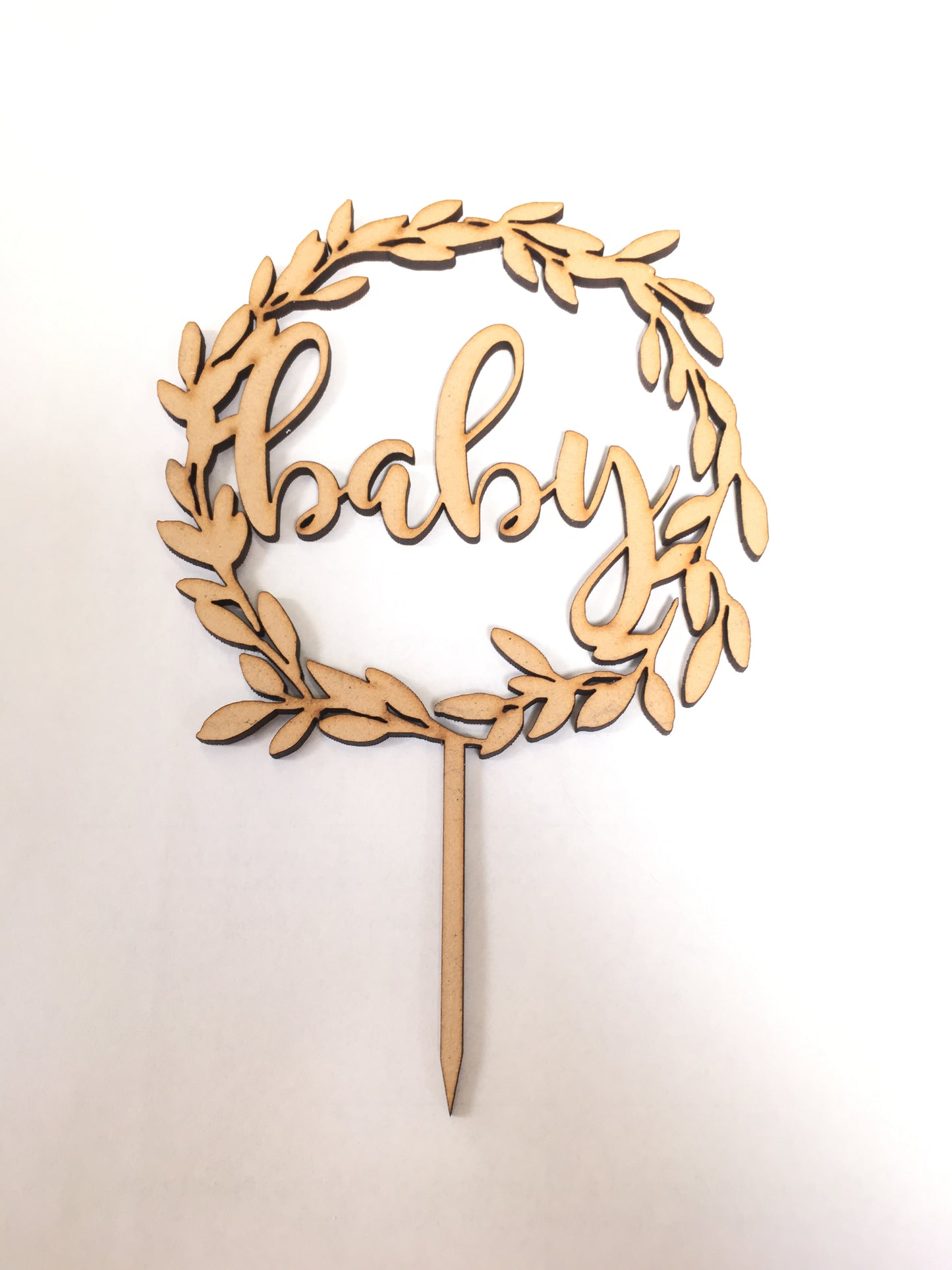 Full Baby Wreath Cake Topper