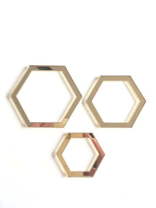 Mirror & Navy Shapes