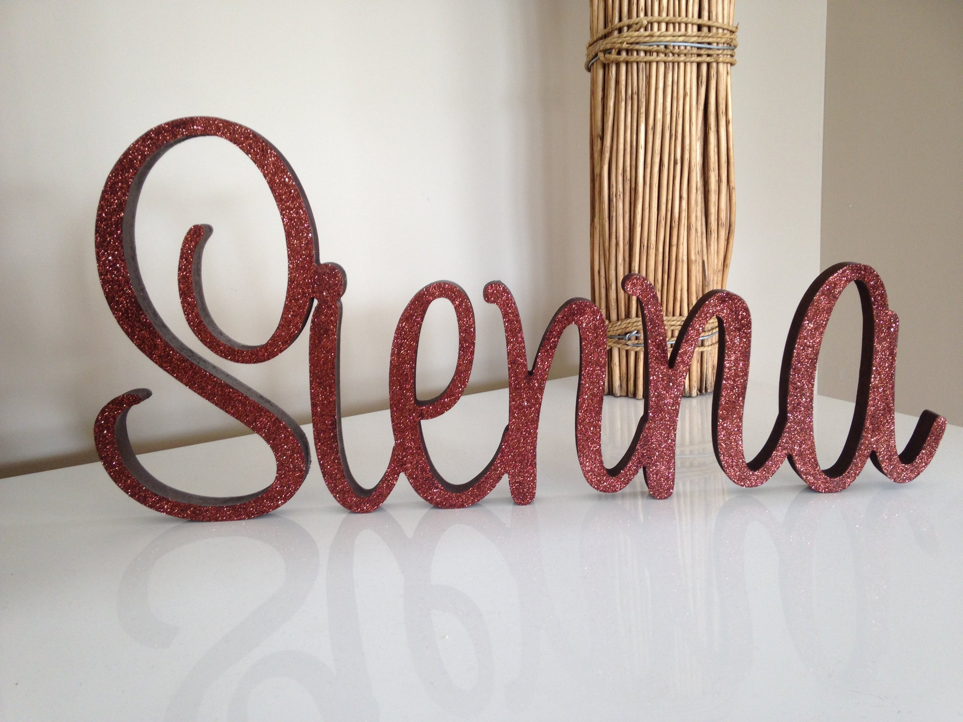 Freestanding 18mm Timber Name
