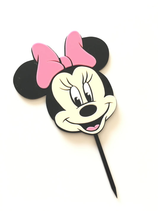 3D Minni Mouse Cake Topper