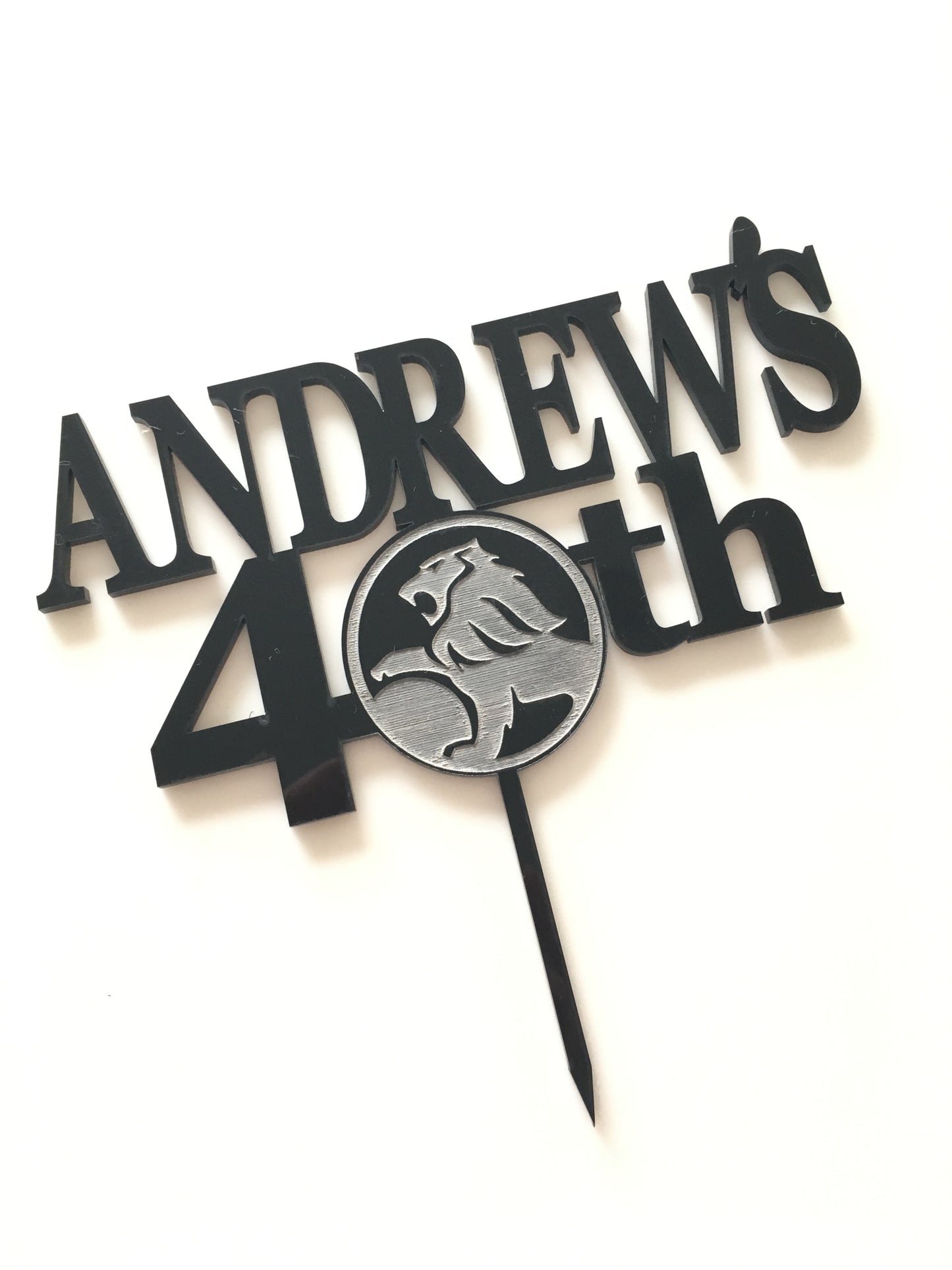 Holden Logo Line Cake Topper