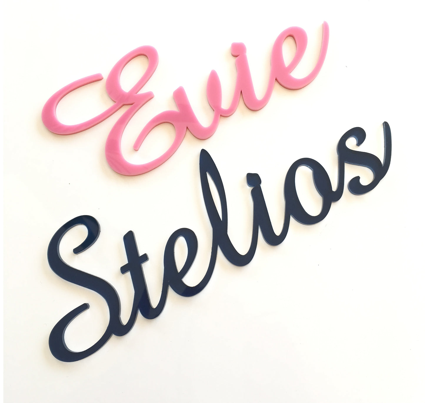 Acrylic & Bamboo Names