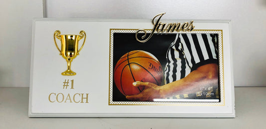 #1 Coach Photo Frame