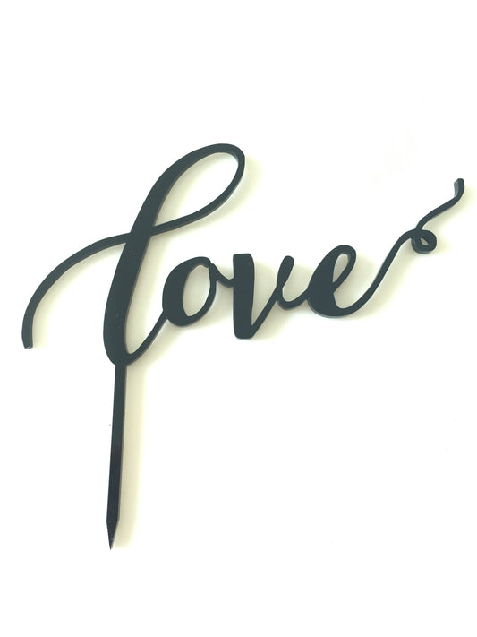 Love Cake Topper