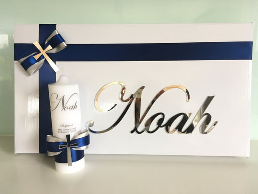 Personalised Noah Christening Box Set
