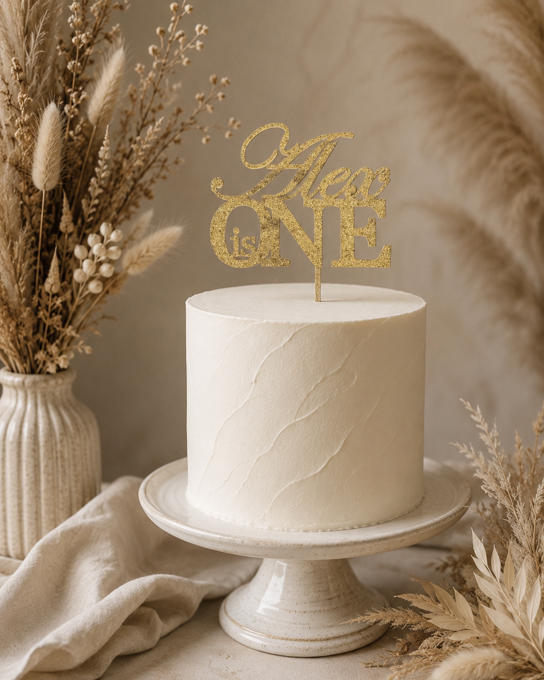 Is In The One Cake Topper — personalised cake topper handmade in Melbourne by Artistic Signage