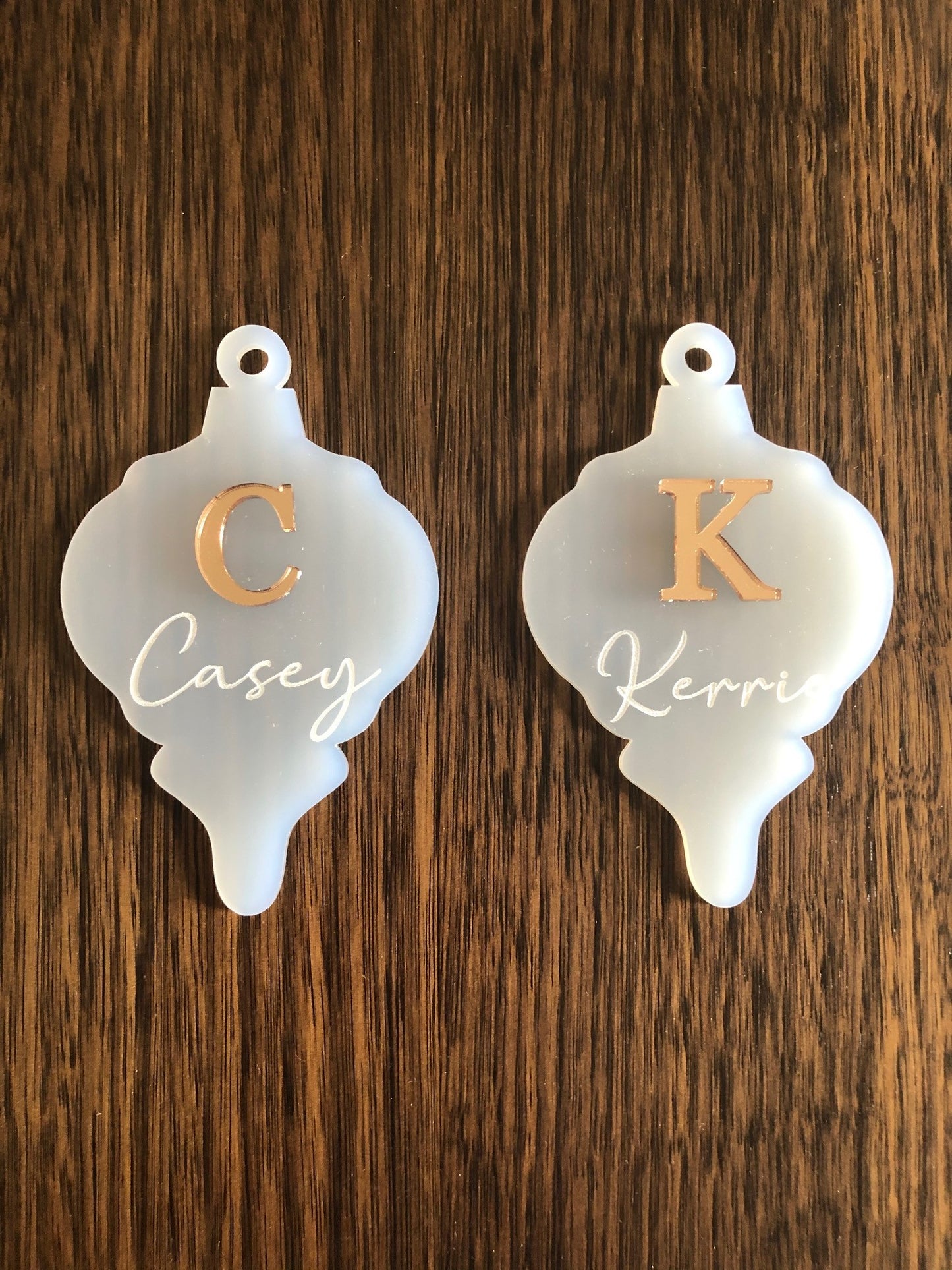 Baubles with Initial