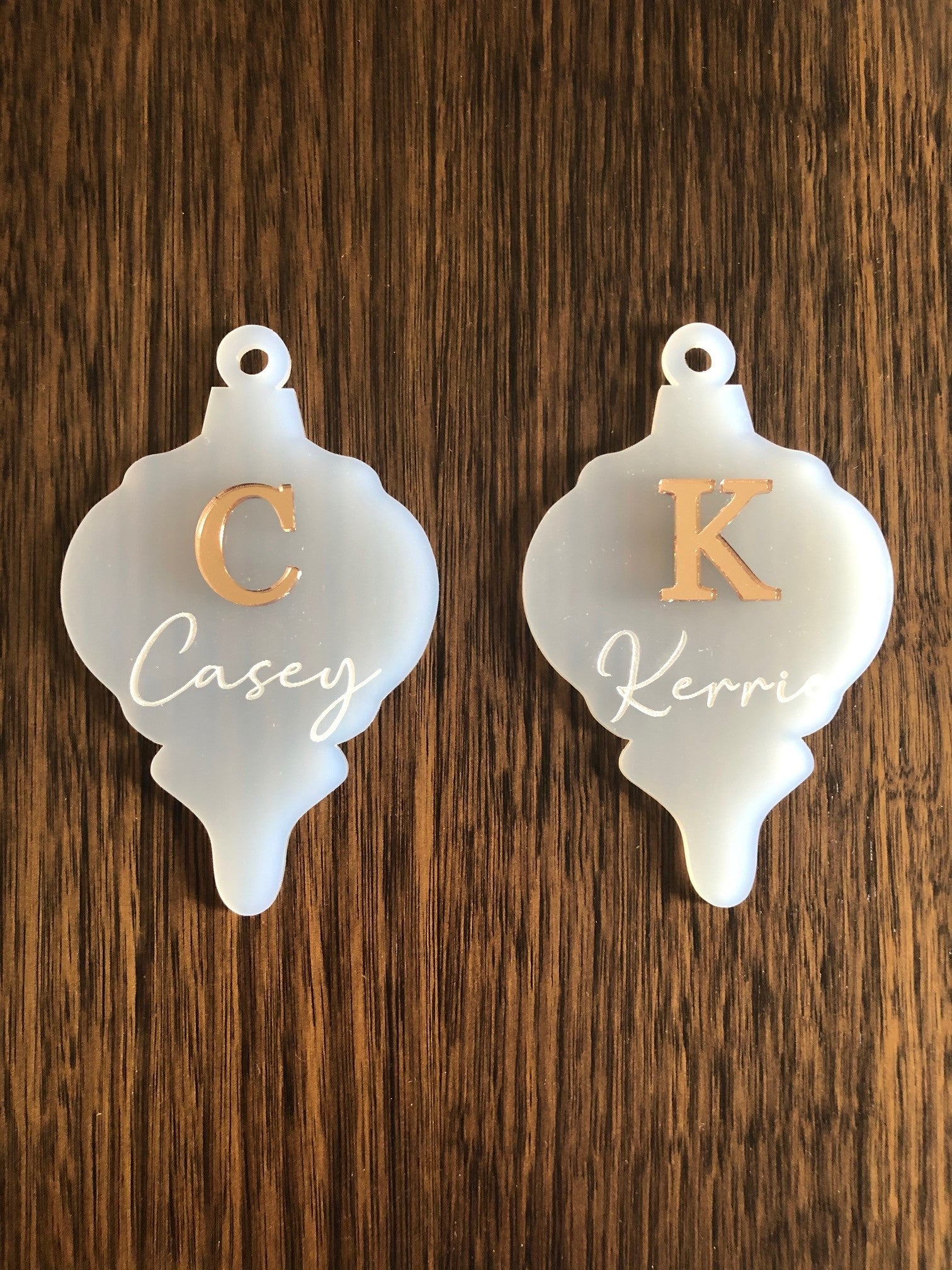 Baubles with Initial