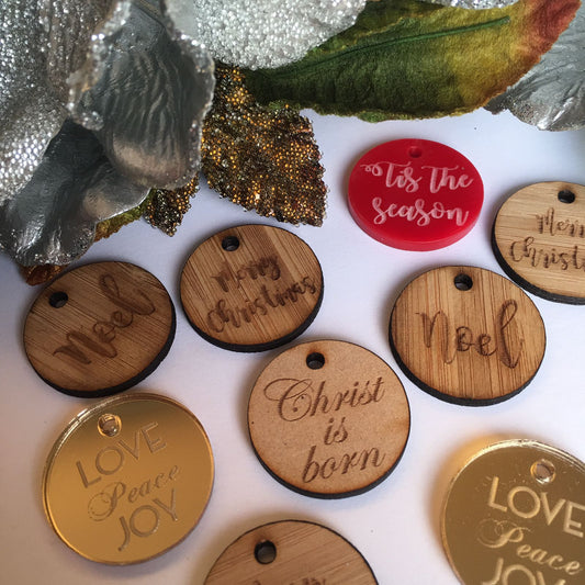 Acrylic & Bamboo Tags