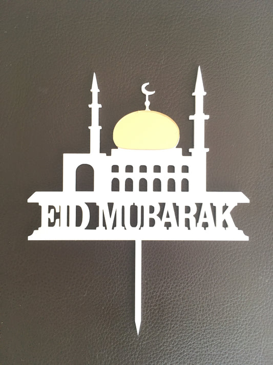 Eid Mubarak Cake Topper
