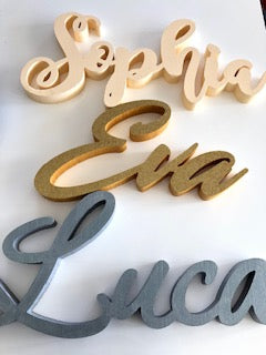 Foam Large Painted Name's