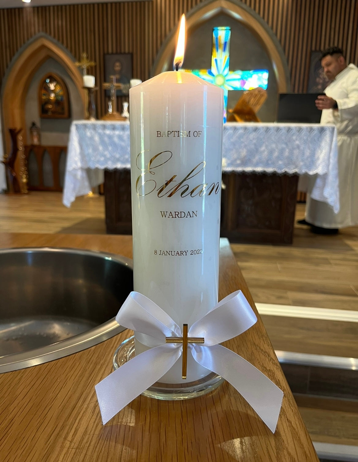 Foil Clear Candle