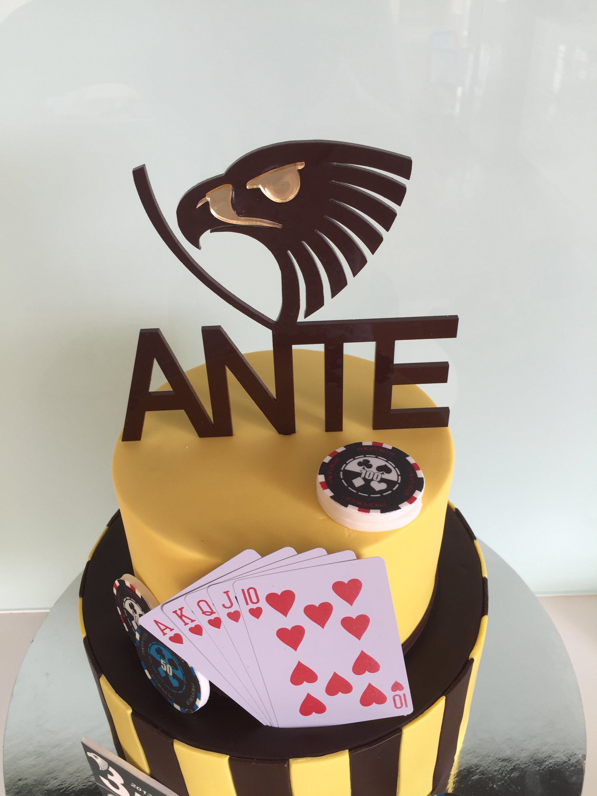 Hawks + Name Cake Topper