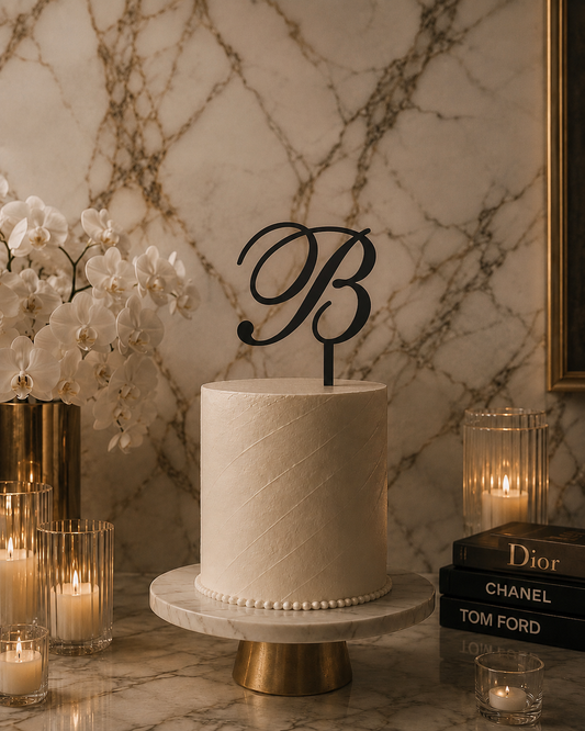 Individual Letter or Number Cake Topper