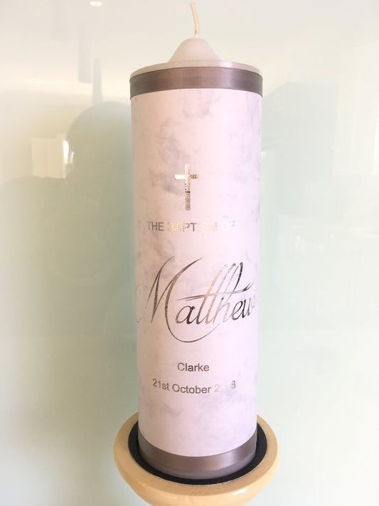 Marble Candle
