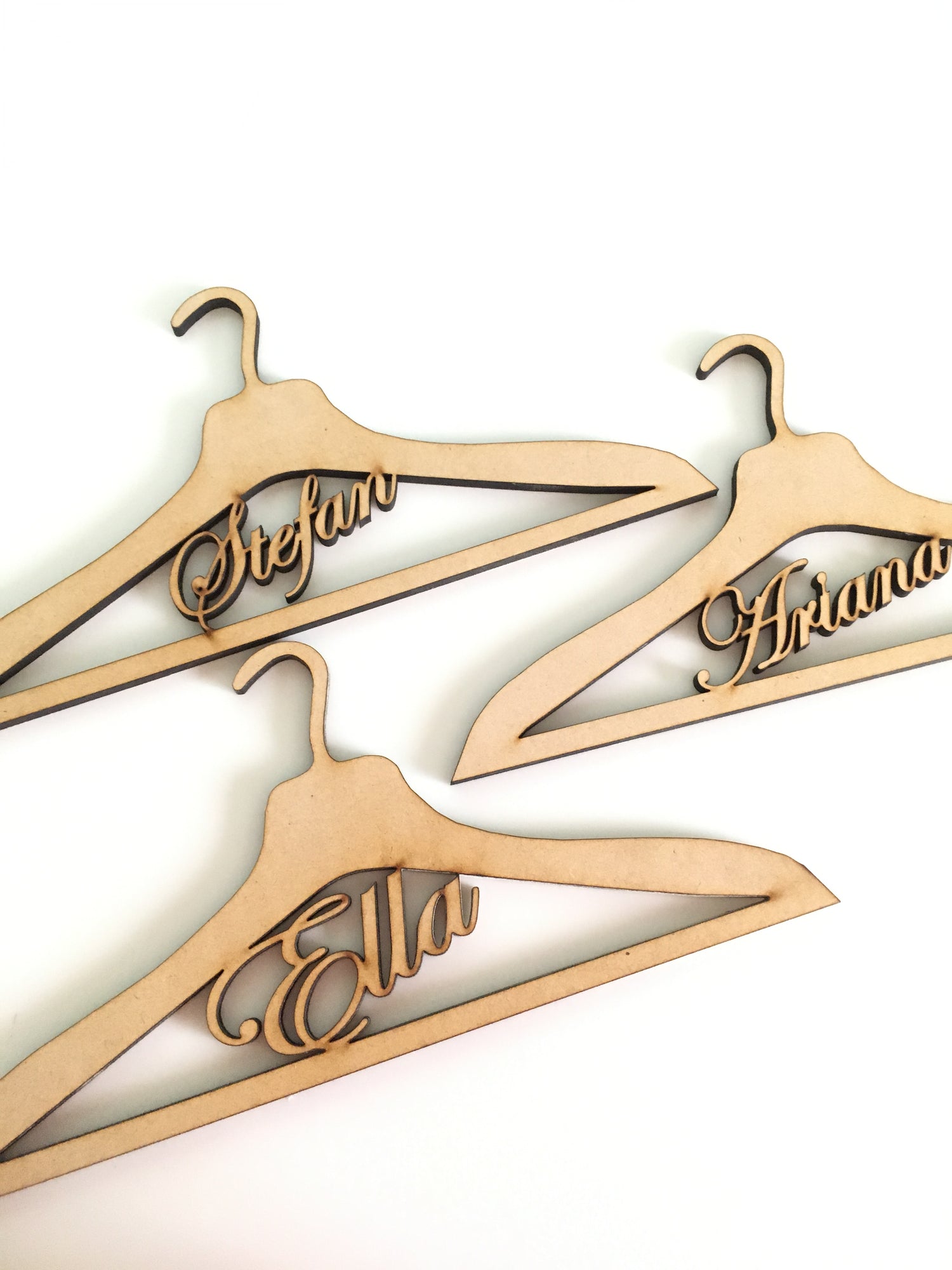 Child's Timber Coat Hangers