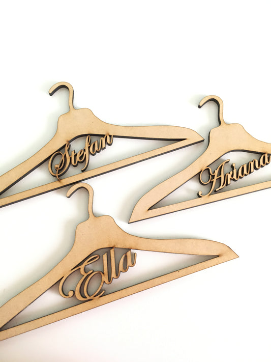 Child's Timber Coat Hangers