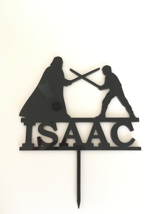Star Wars + Name Cake Topper