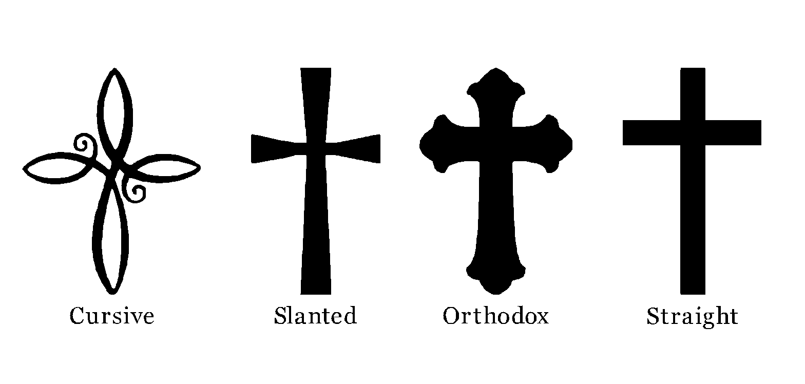 Bulk pack of ten mirror and navy crosses