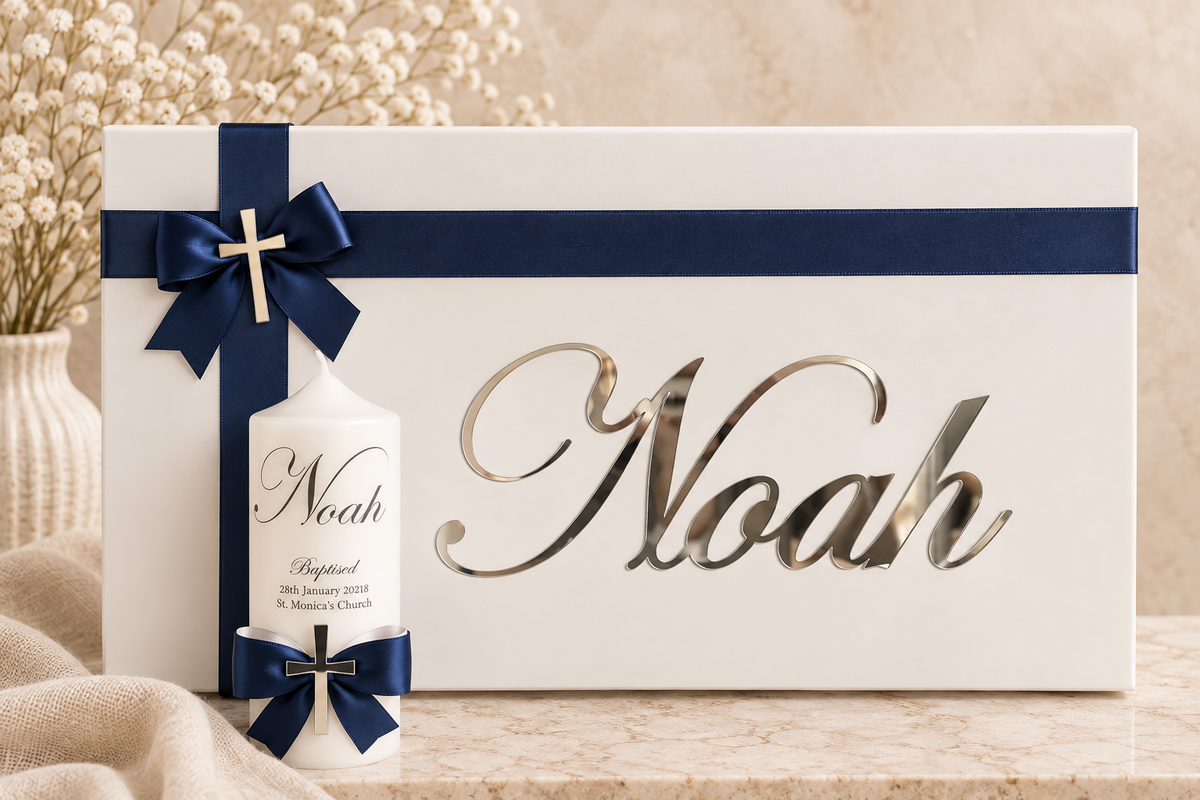 Personalised Noah Christening Box Set