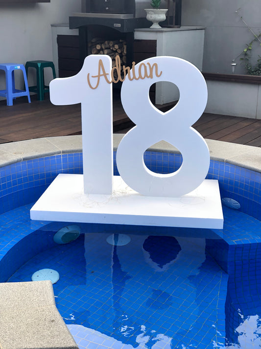 Large Pool Floating Sign