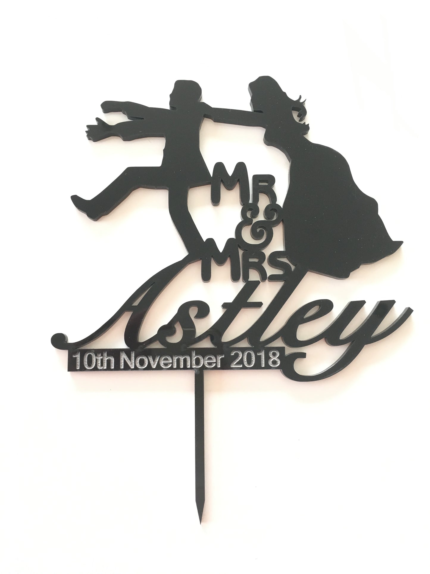 Runaway Groom Cake Topper