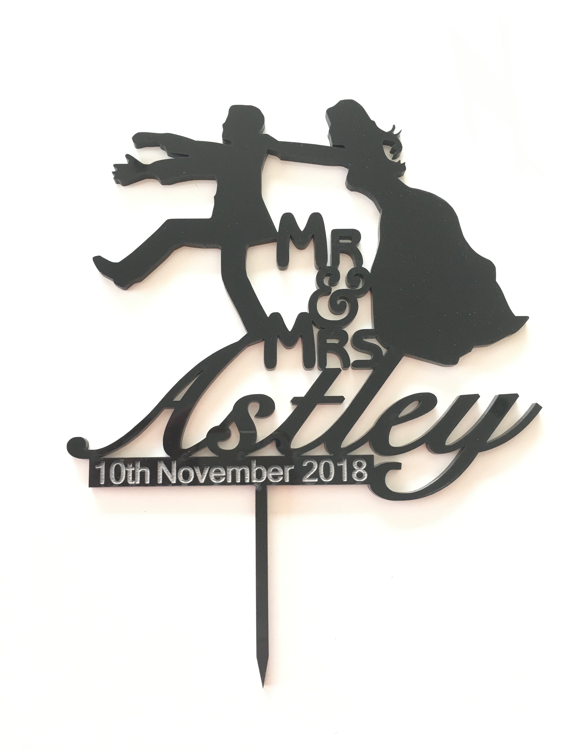 Runaway Groom Cake Topper