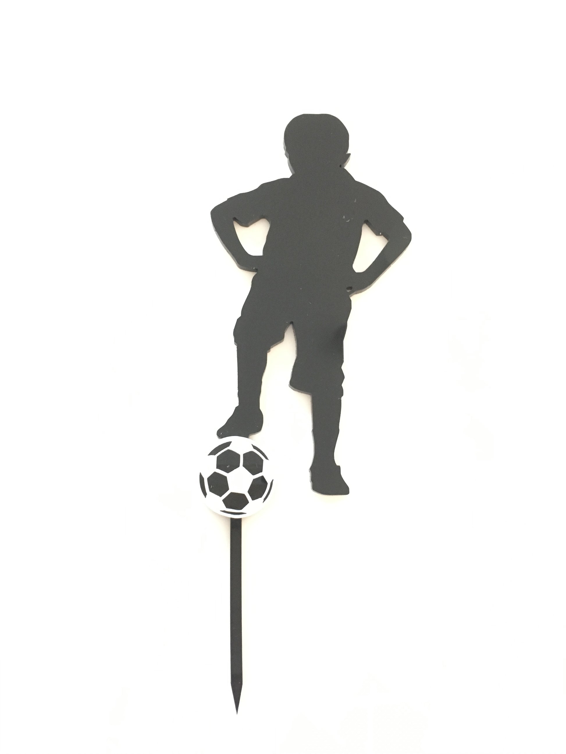 3D Soccer Ball  Cake Topper